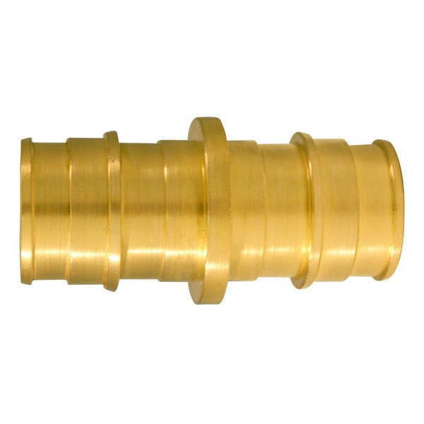 Apollo 3/4 in. Expansion PEX in to X 3/4 in. D Barb Brass Straight Coupling EPXC3434